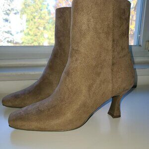 Anne Klein Suede Ankle Booties